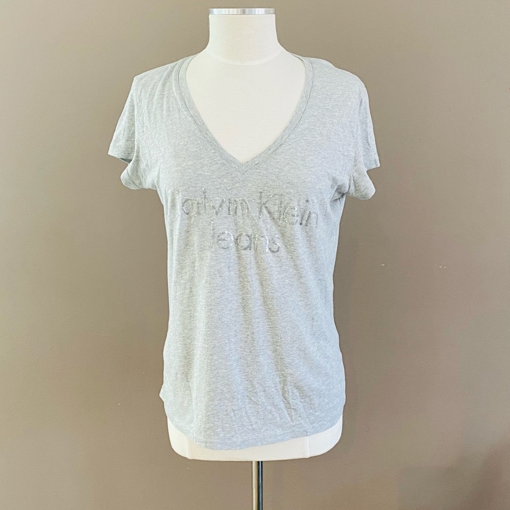 Calvin Klein Grey T-Shirt Size L